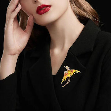 XSB132 - Phoenix Corsage Korean Brooch